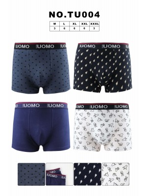 copy of [TU001] Boxers coton homme à 4 motifs différents