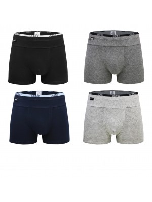 [4181-COTON] Boxers homme coton à double bandes élastiques