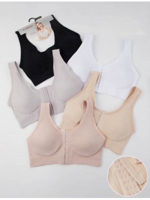 [02-2195-5C] Brassières sport avec crochets à l'avant