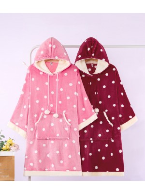 [F9002PYJ] PONCHOS PLAID POLAIRE À CAPUCHE