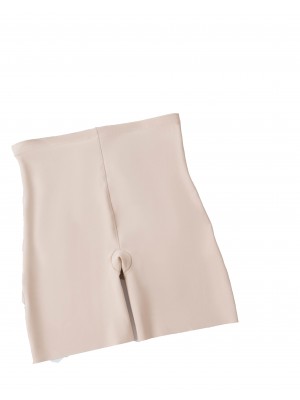 [11-241 BEIGE] Culottes gainantes taille haute en beige