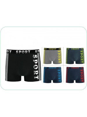 [V7806] Boxers homme en coton