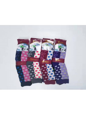 [IT1013] Chaussettes femme antidérapantes à imprimé cerfs