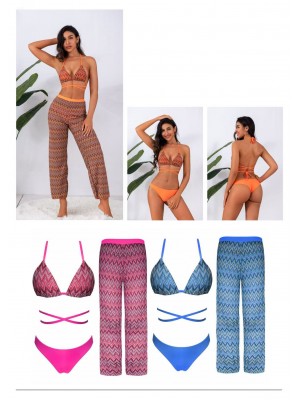 copy of [R5367-1] Ensemble maillot femme 3 pièces (bikini + pantalon)